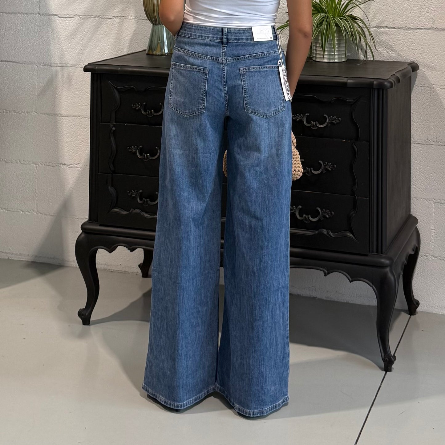 Jeans Wide Leg ‘Second Skin’