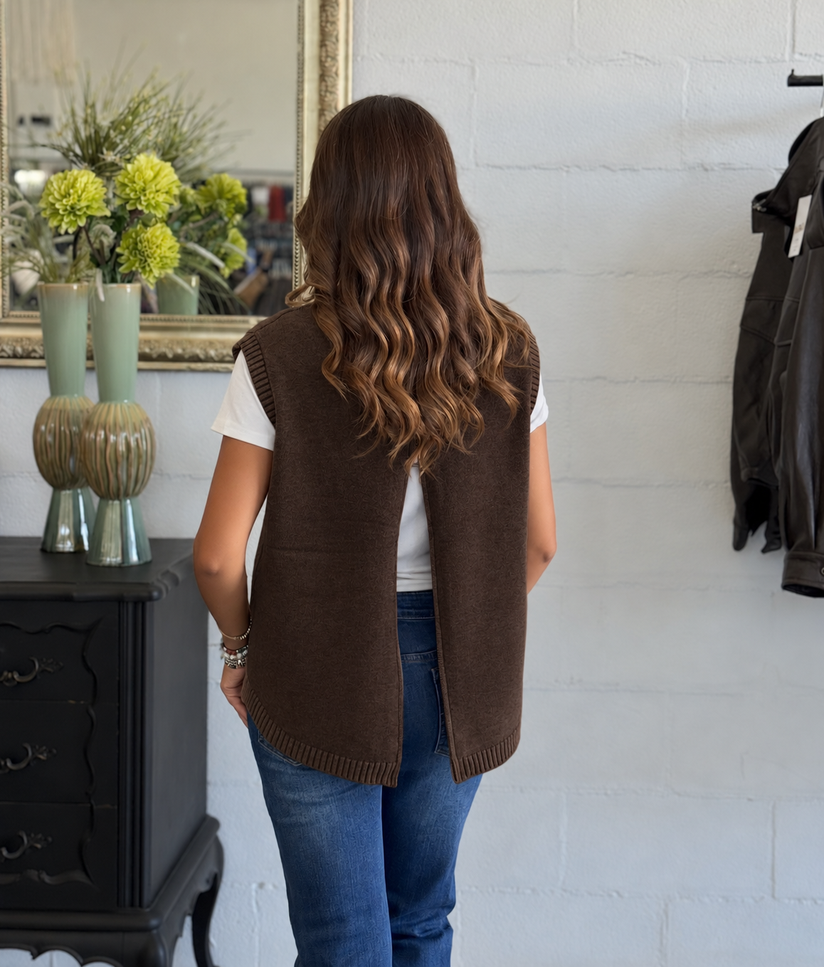 Gilet fashion con Zip