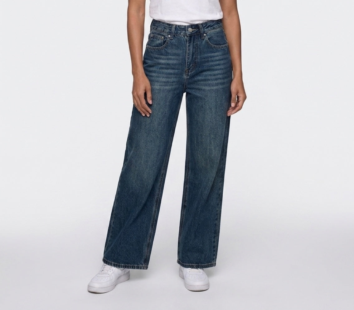 Jeans Kiki Zampato effetto Vintage