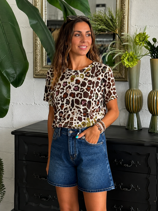 T-shirt Leopard DA AVERE