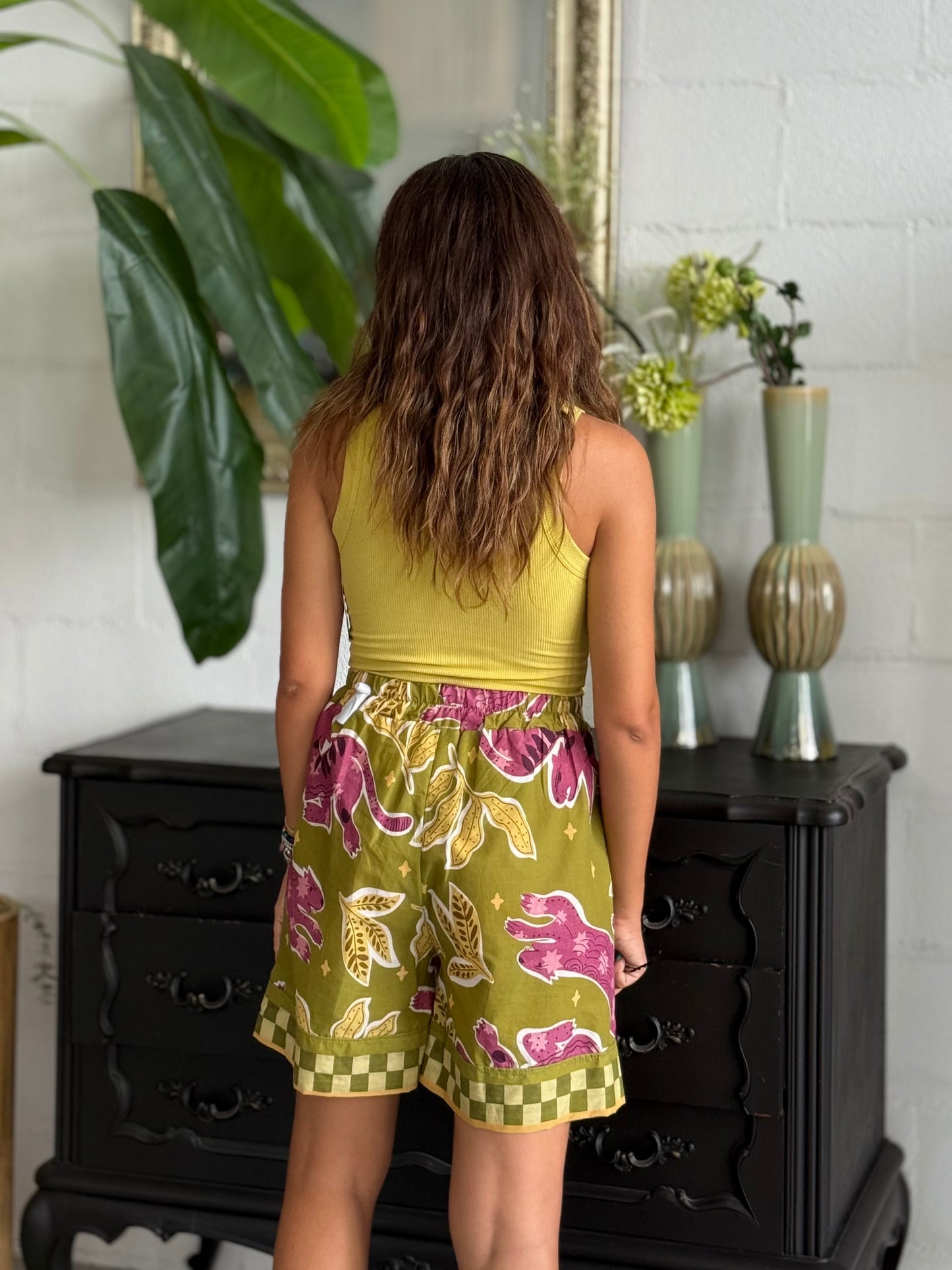 Bermuda con Tigri Lyme  ‘LIMITED EDITION’