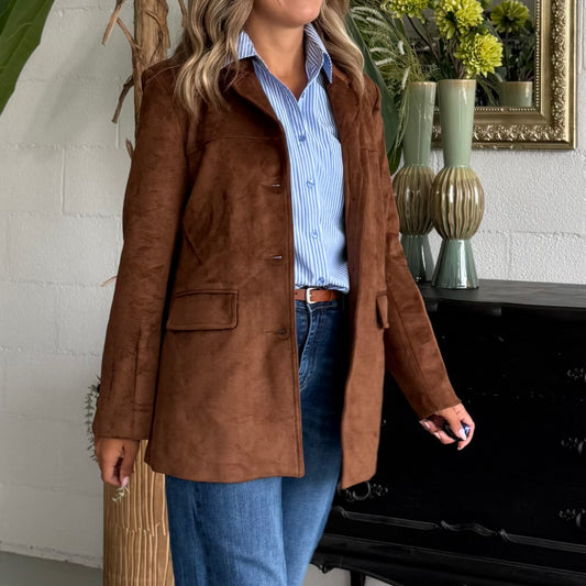 Blazer in Suede MUST HAVE