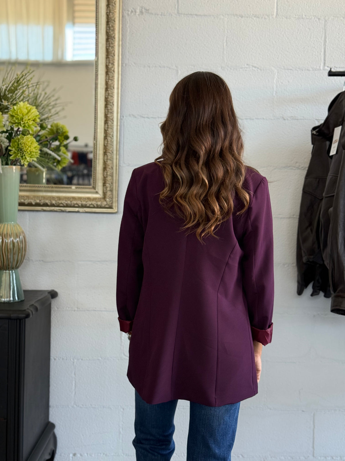Blazer Iconic Burgundy