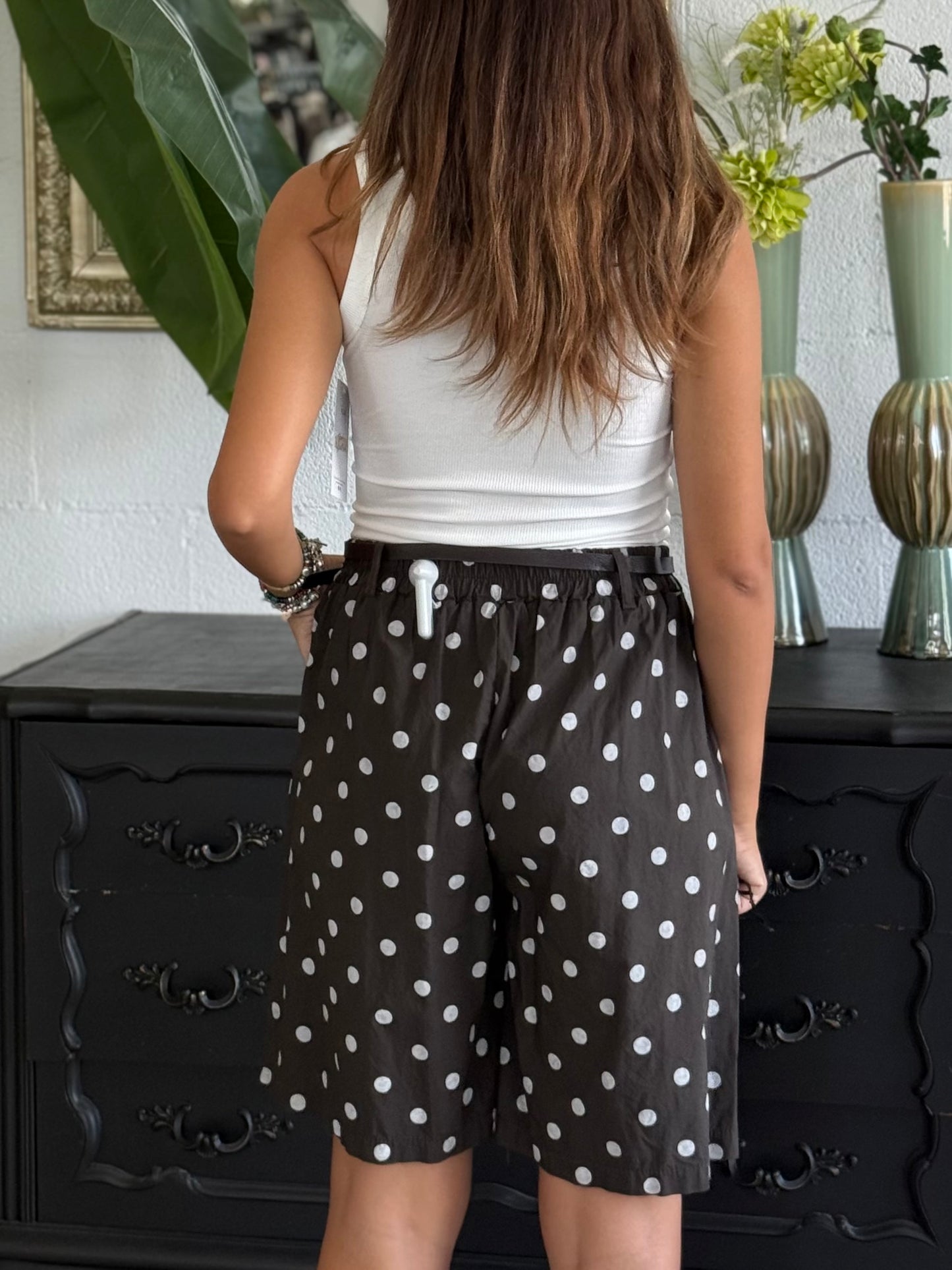 Bermuda a Pois 100% cotone