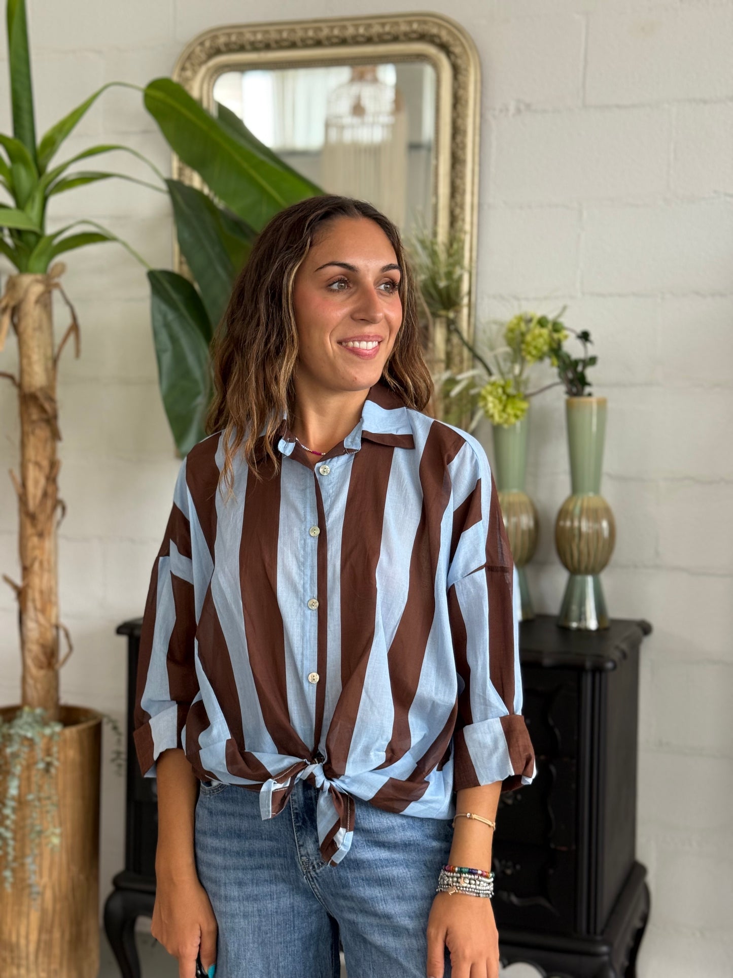 Camicia MUST Azzurro/Moro