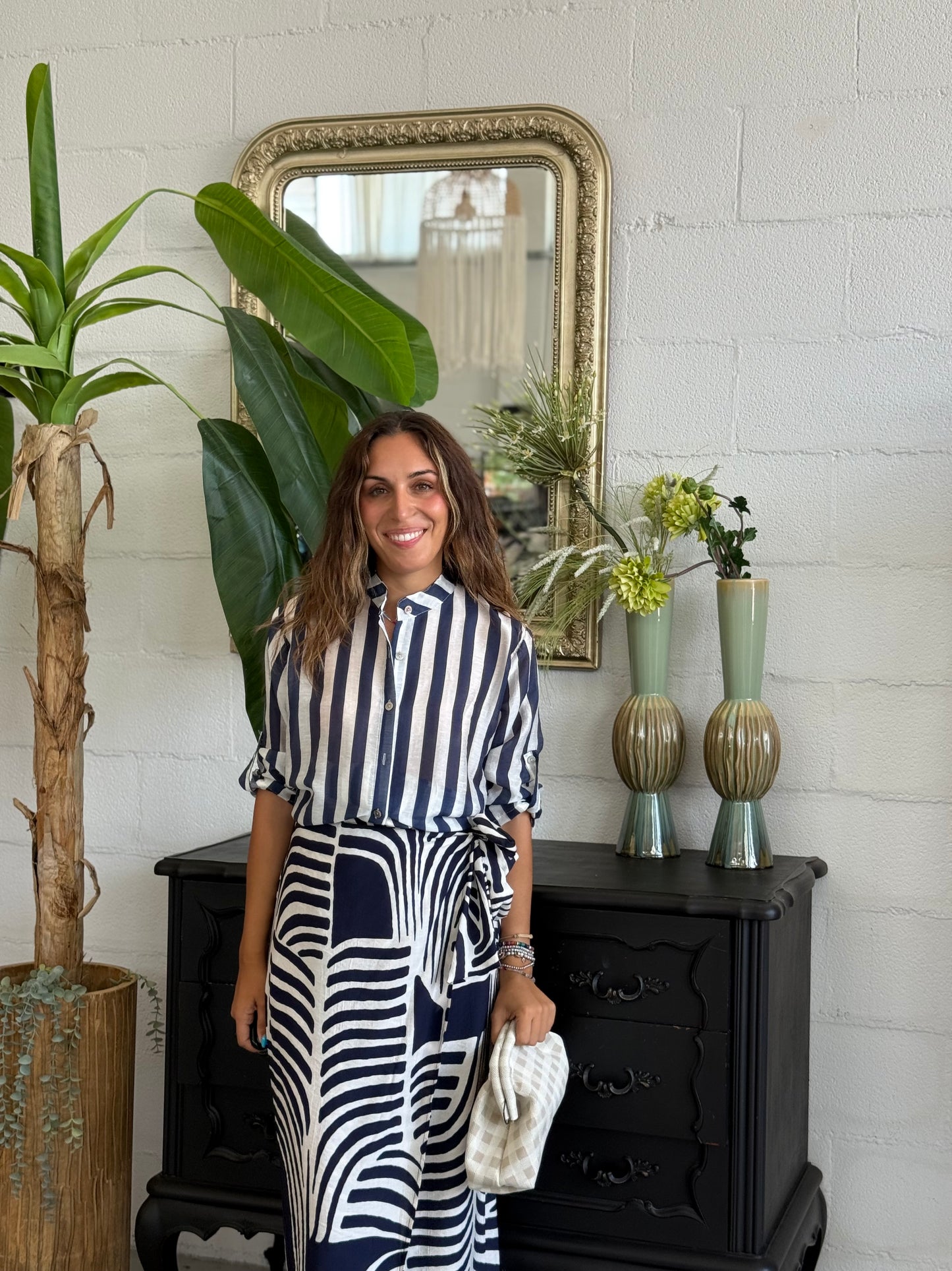 Camicia MUST Blu/Bianco