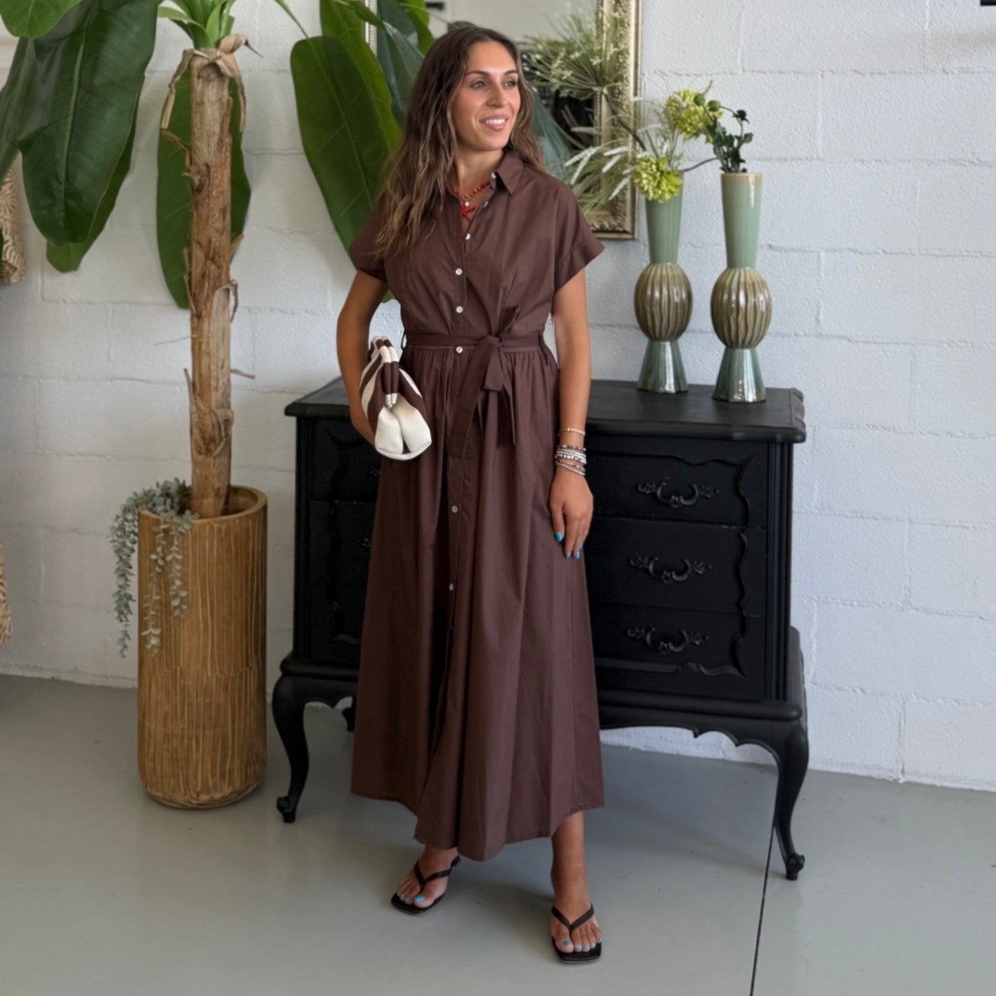 Vestito Chemisier Silvia in cotone