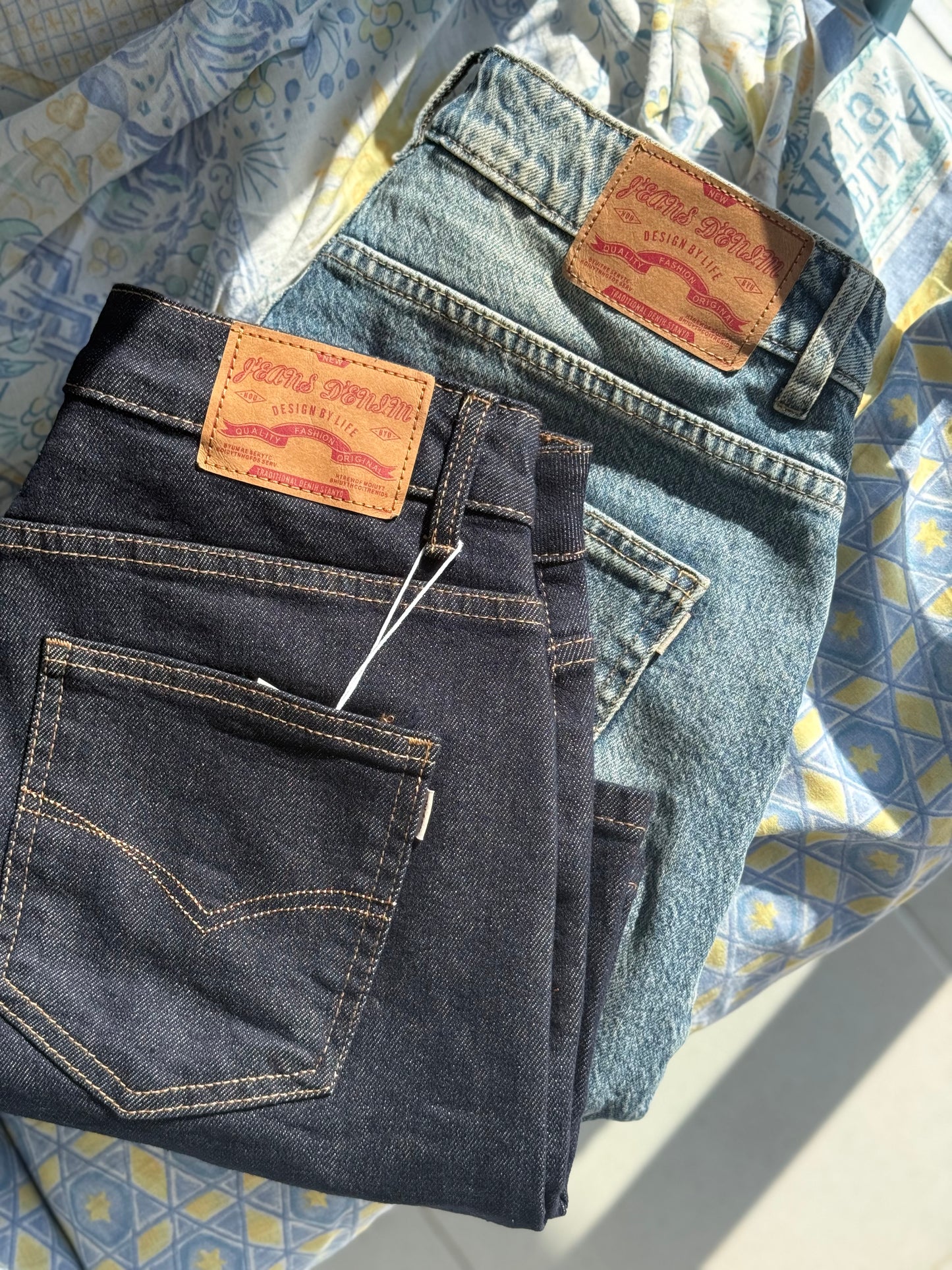 Bermuda di Jeans stile Levi’s lavaggio Scuro