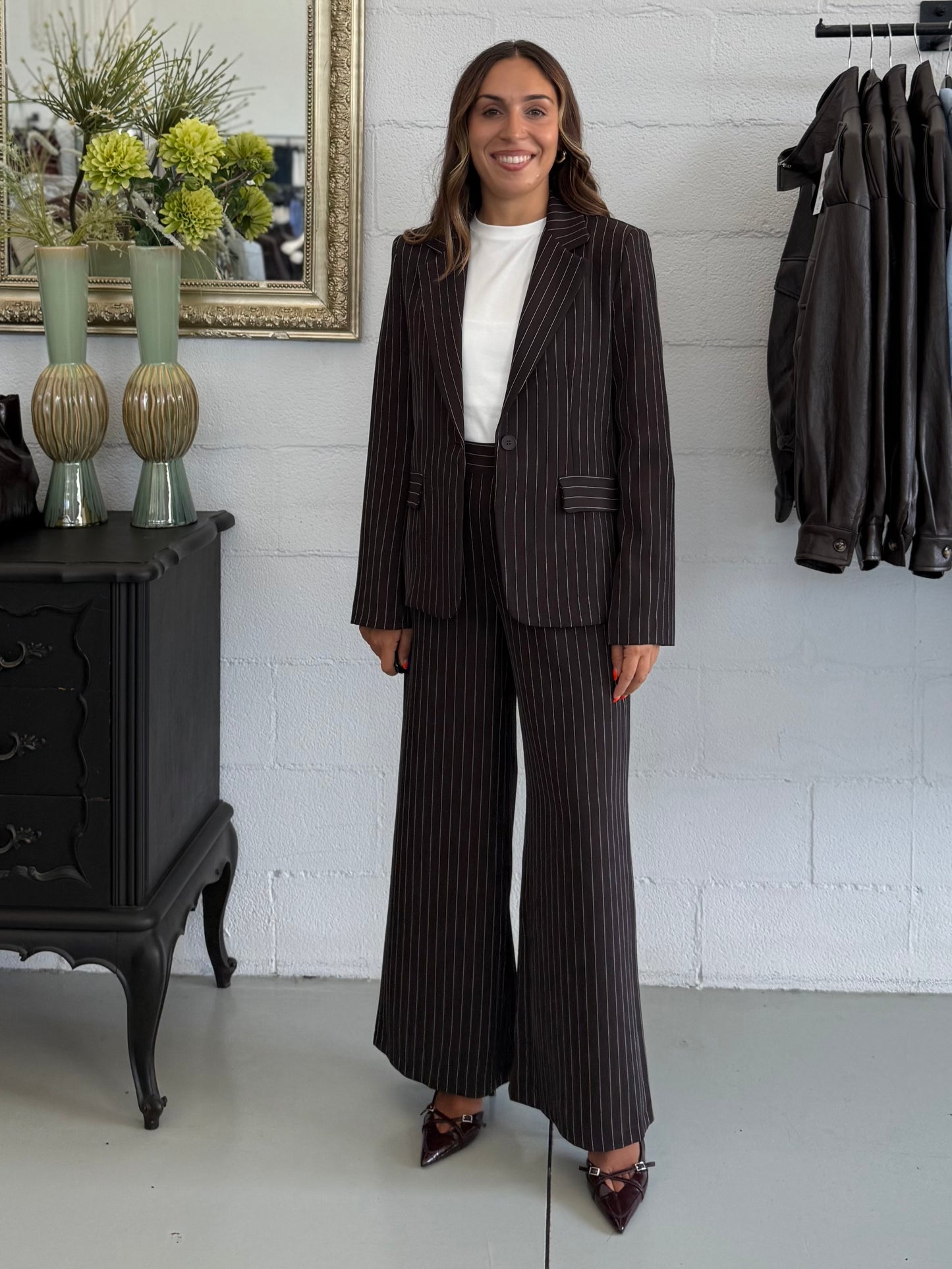 Pantalone Premium Gessato Moro