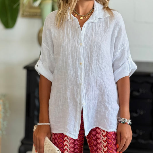 Camicia in puro Lino