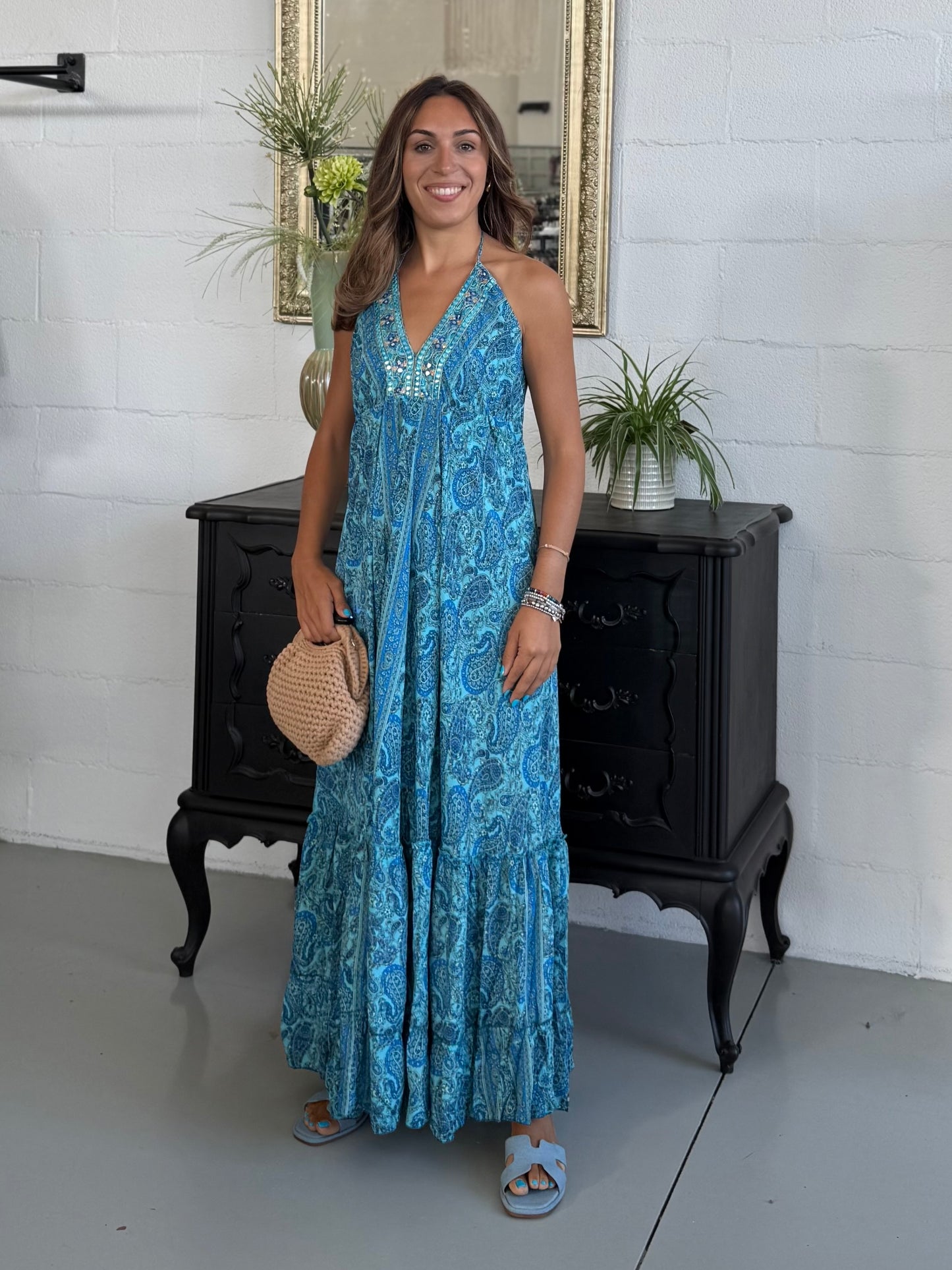 Vestito Ibiza Azzurro