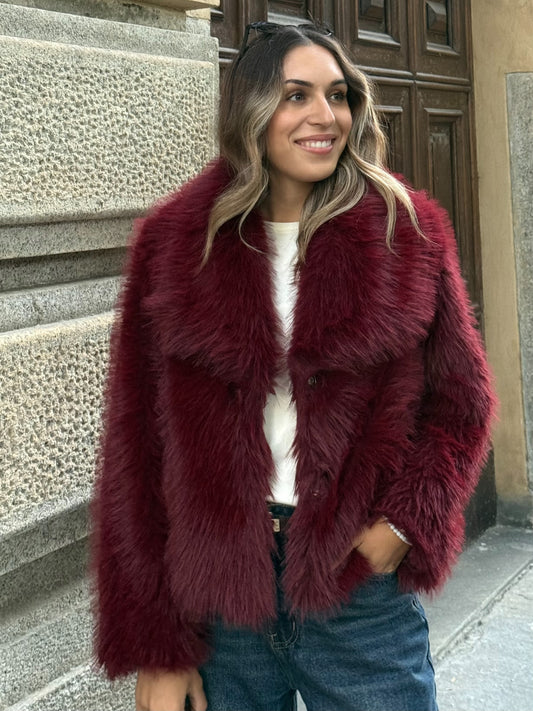 EcoPelliccia Vogue Bordeaux