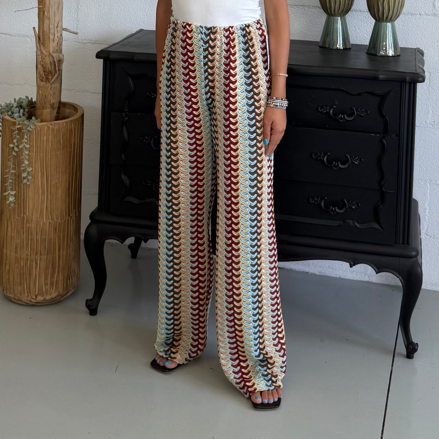 Pantalone stile Missoni
