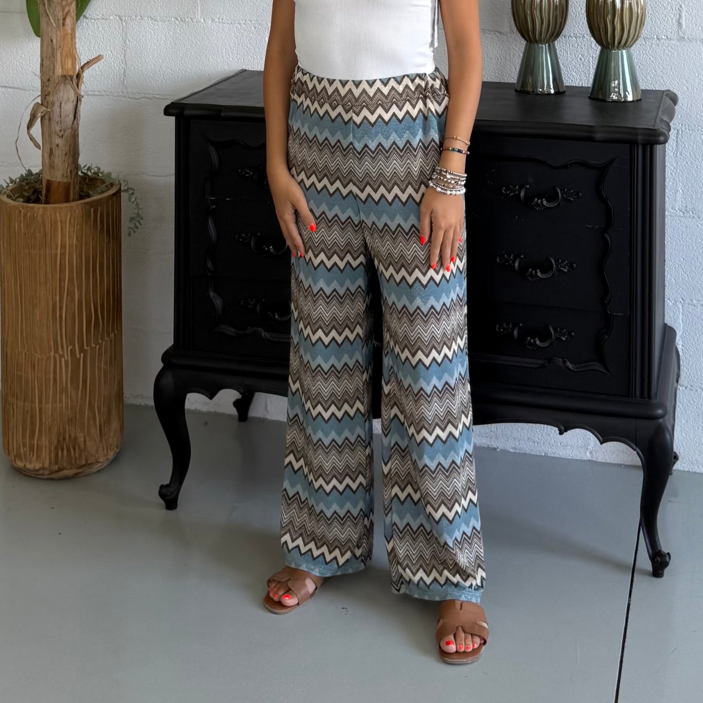 Pantalone in stile Missoni