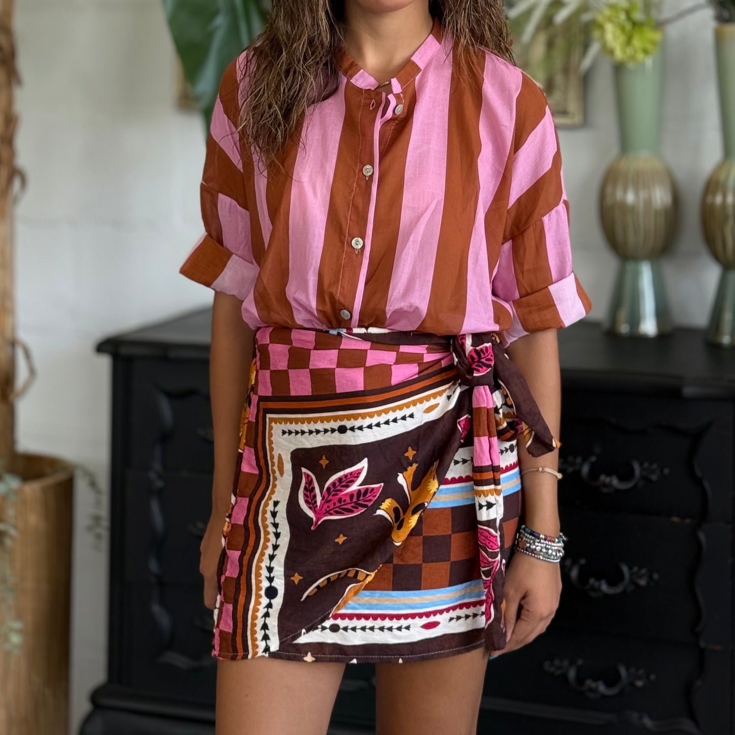 Minigonna Pareo ‘Lola’ Moro