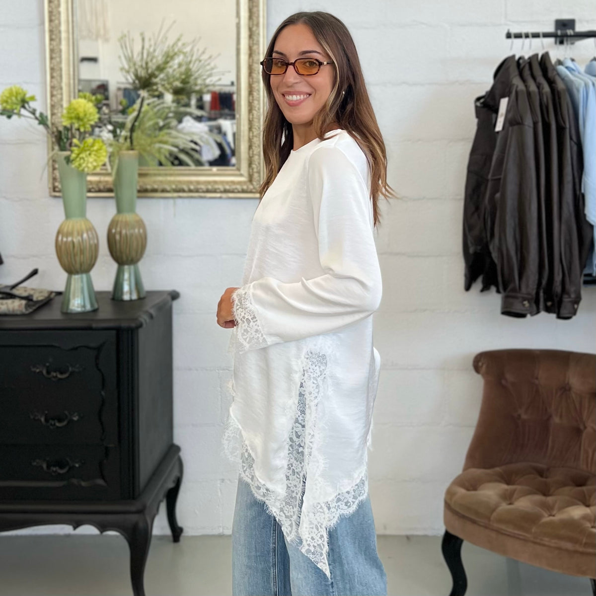 Camicia Valentine in pizzo MUST HAVE