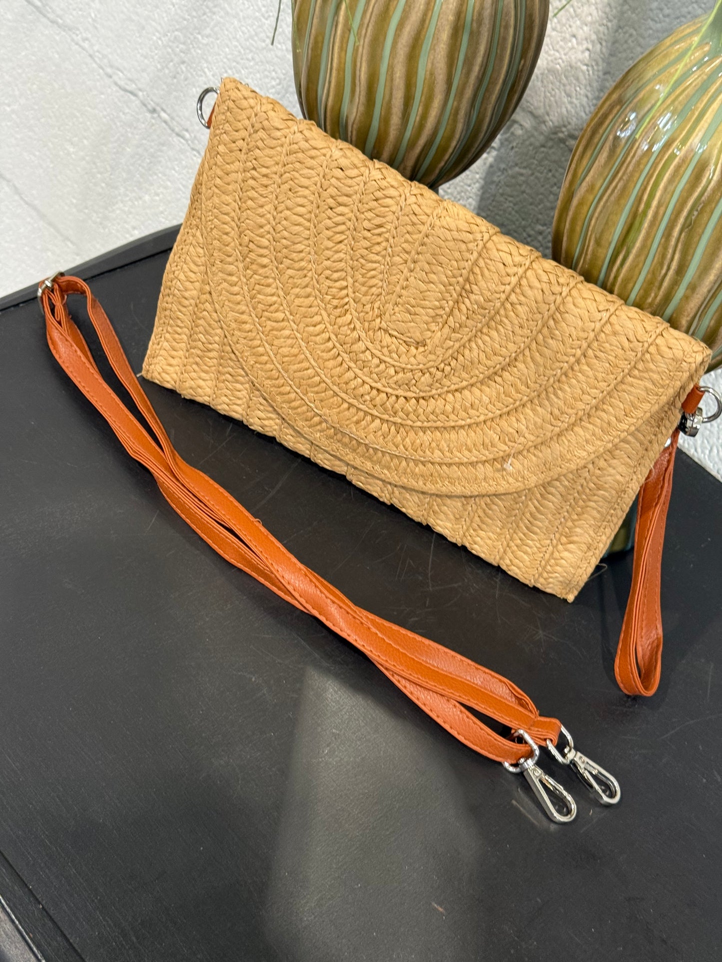 Pochette in paglia