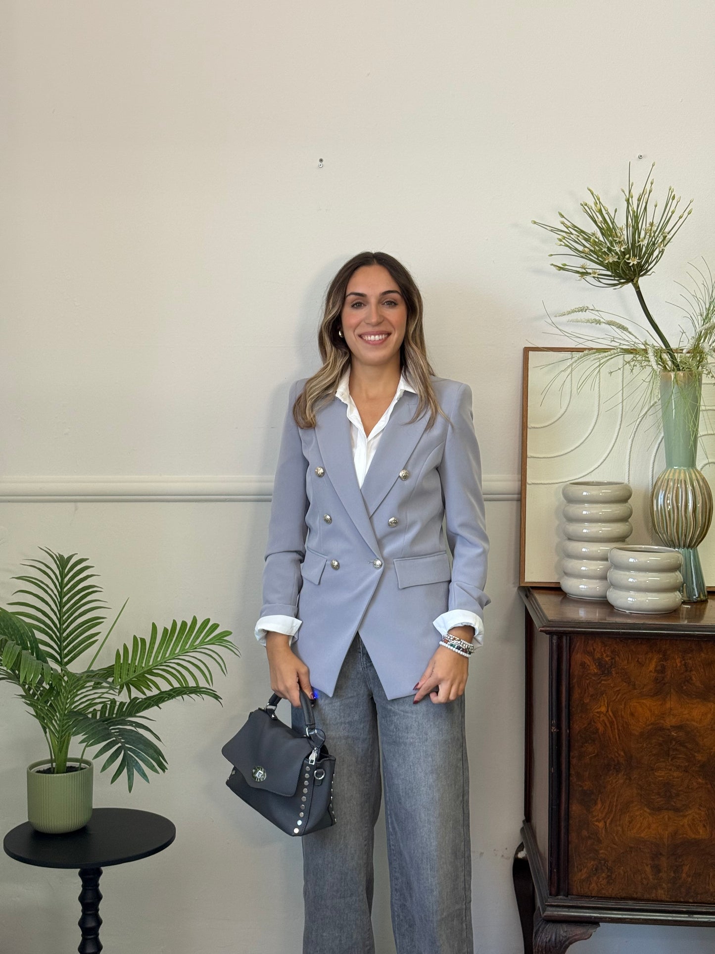 Blazer Luxury Grigio
