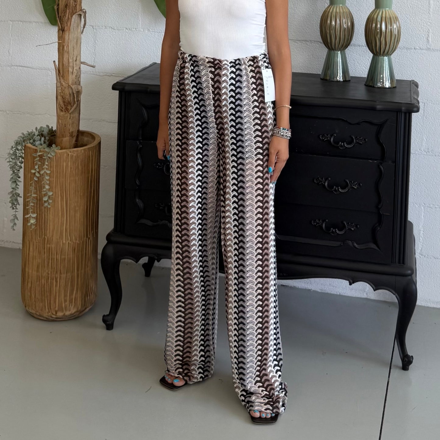Pantalone stile Missoni