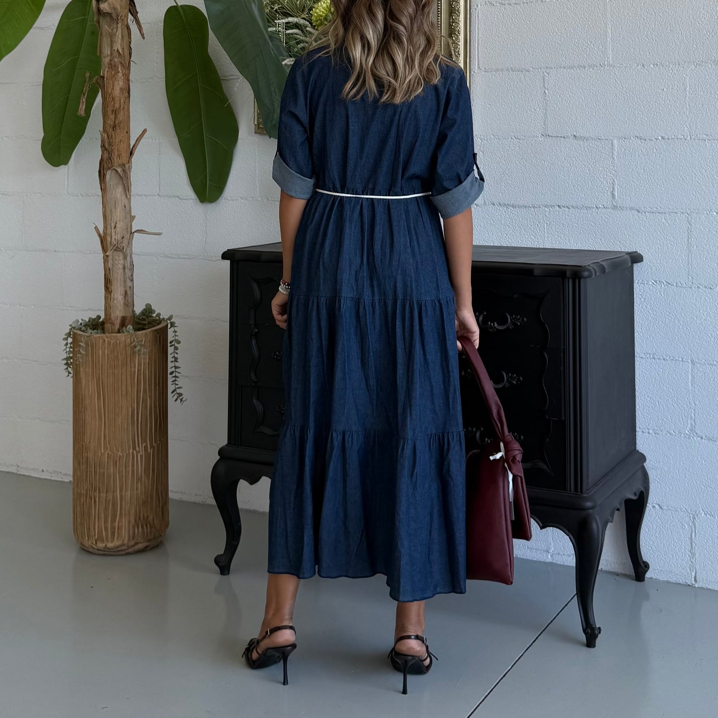 Vestito Chemisier in Chambray
