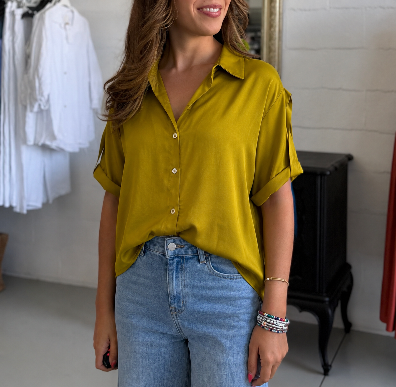 Camicia Nina in satin