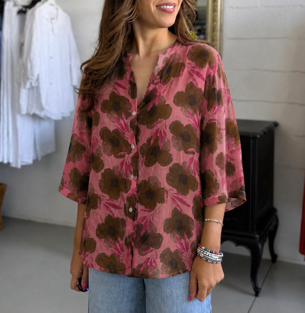Camicia in misto seta TOP QUALITY