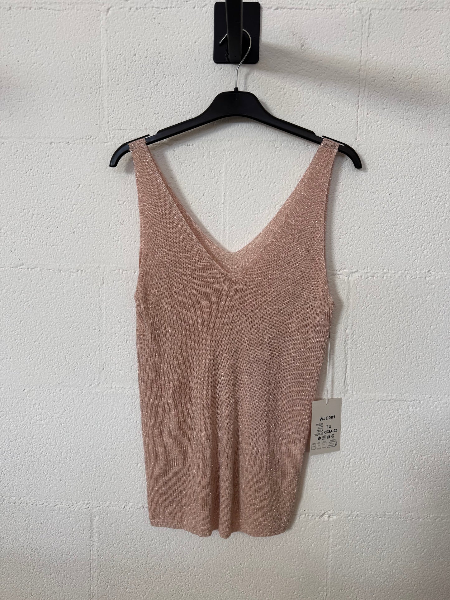 Top Lurex Rosa Antico