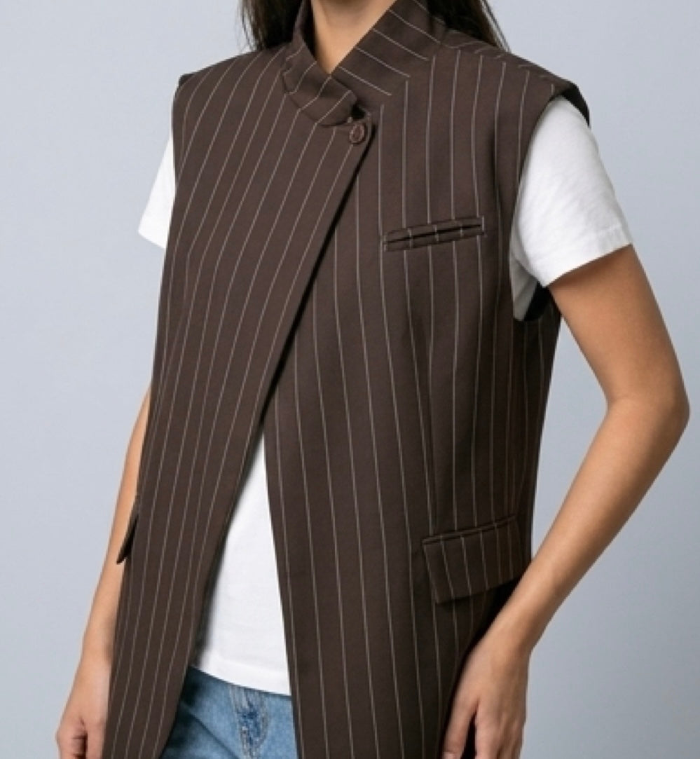 Blazer smanicato MUST HAVE Moro