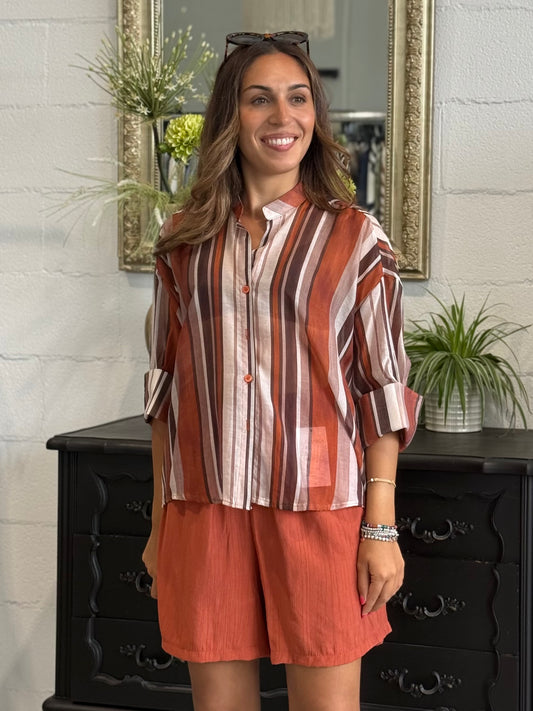 Camicia Vanessa Terracotta
