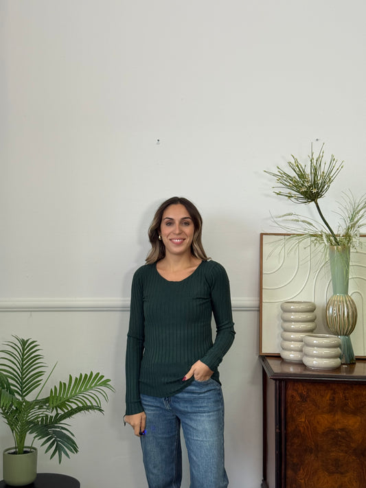 Maglioncino NO STRESS Verde Bosco