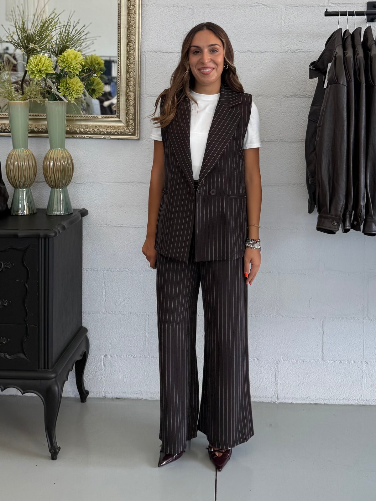 Pantalone Premium Gessato Moro