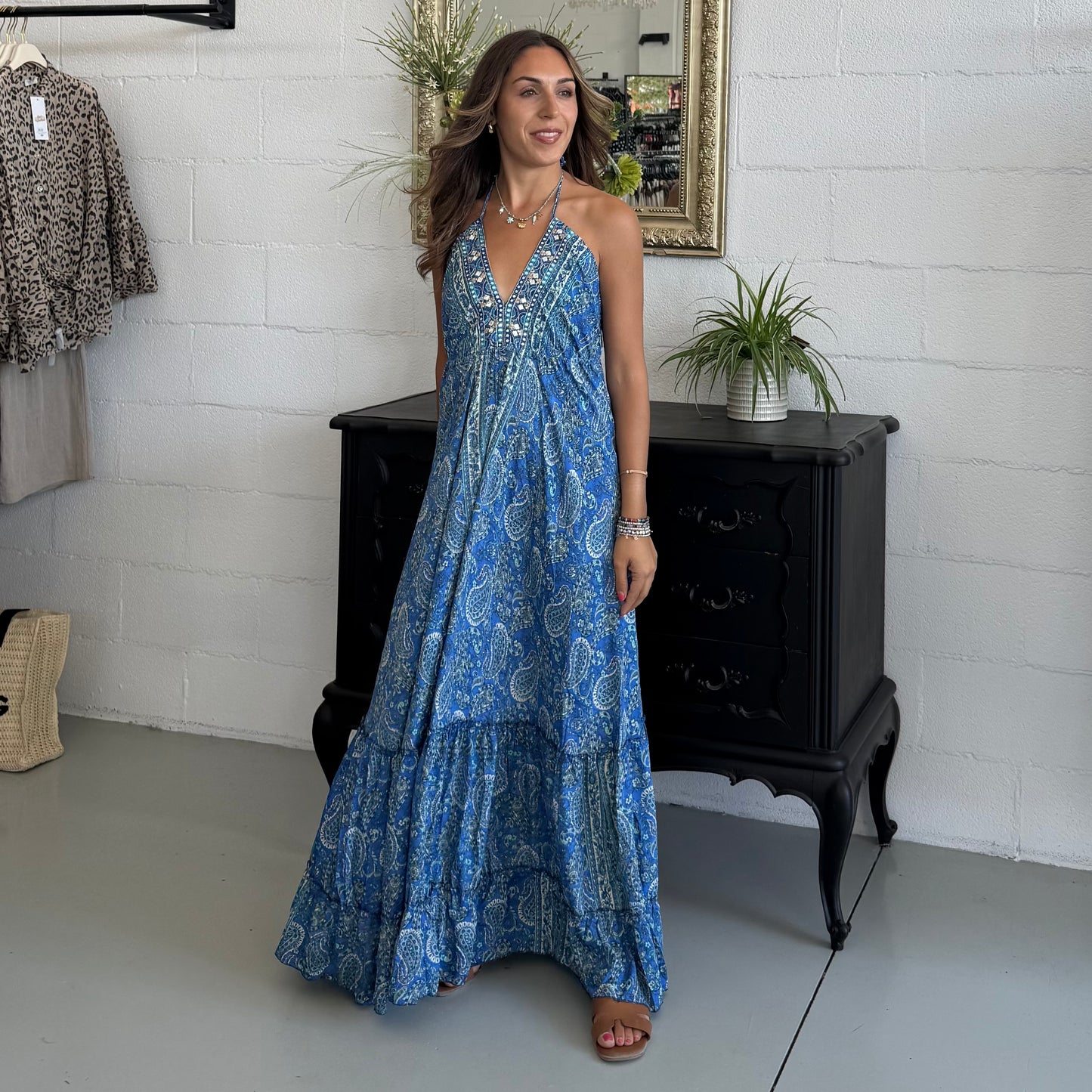 Vestito Ibiza Blu