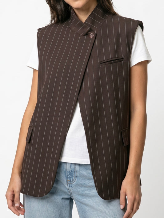 Blazer smanicato MUST HAVE Moro