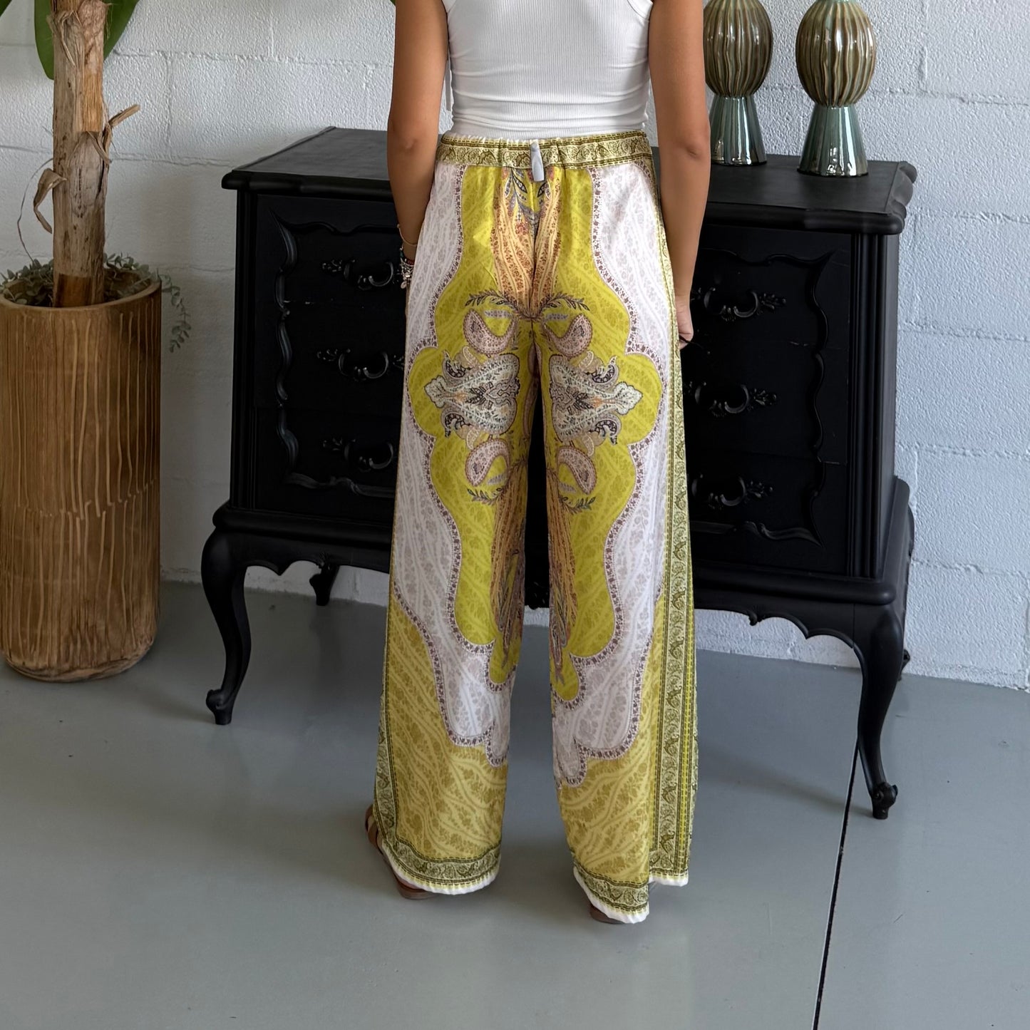 Pantalone Satin fantasia Cashmere