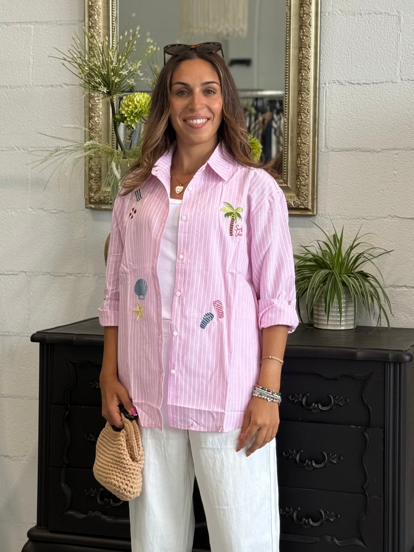 Camicia Summer con ricami