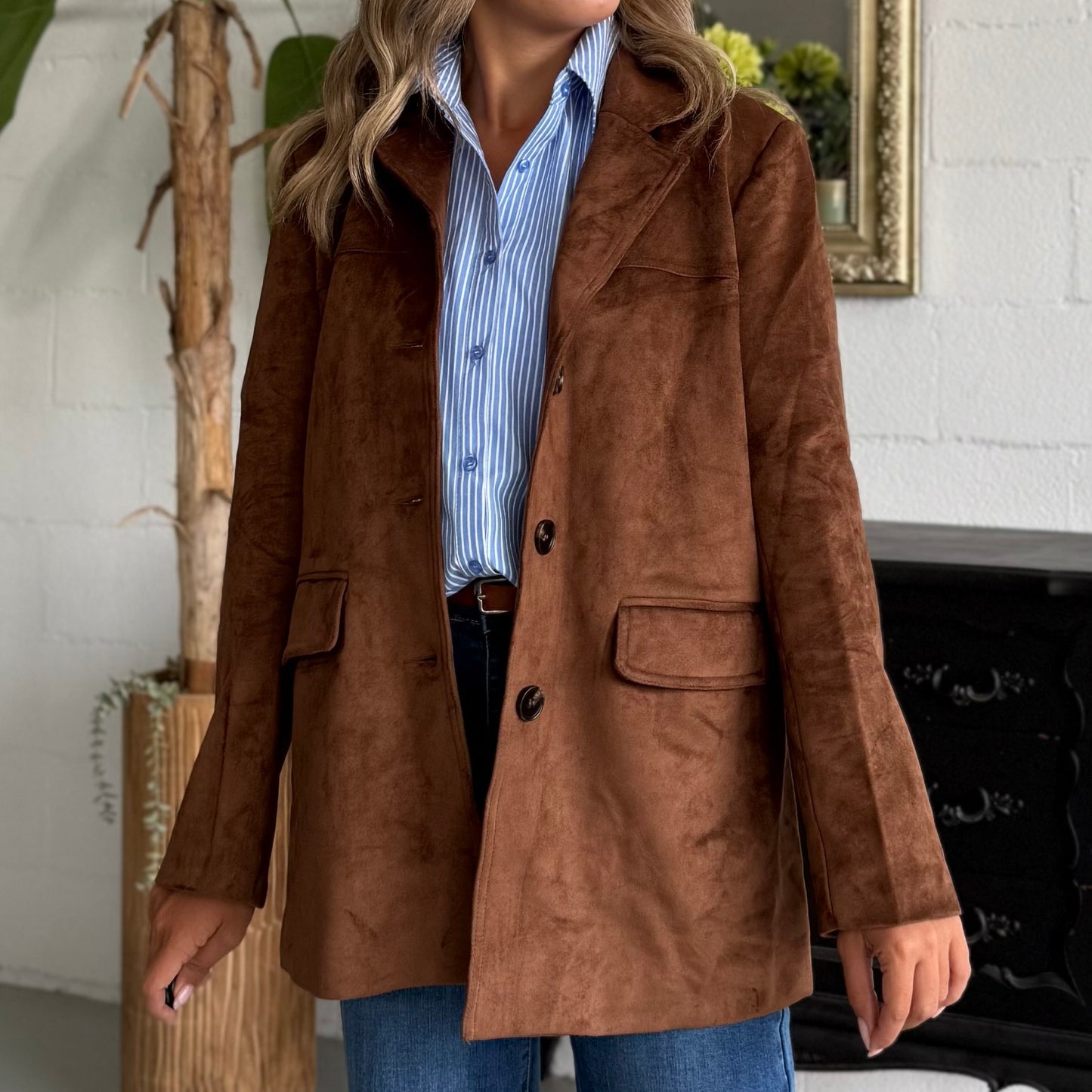 Blazer in Suede MUST HAVE