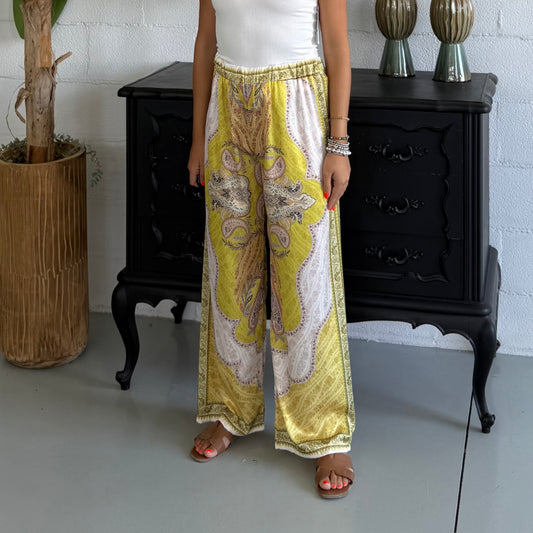 Pantalone Satin fantasia Cashmere