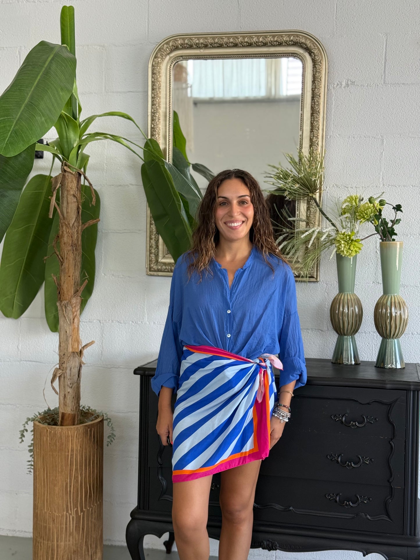 Minigonna Pareo Stripes