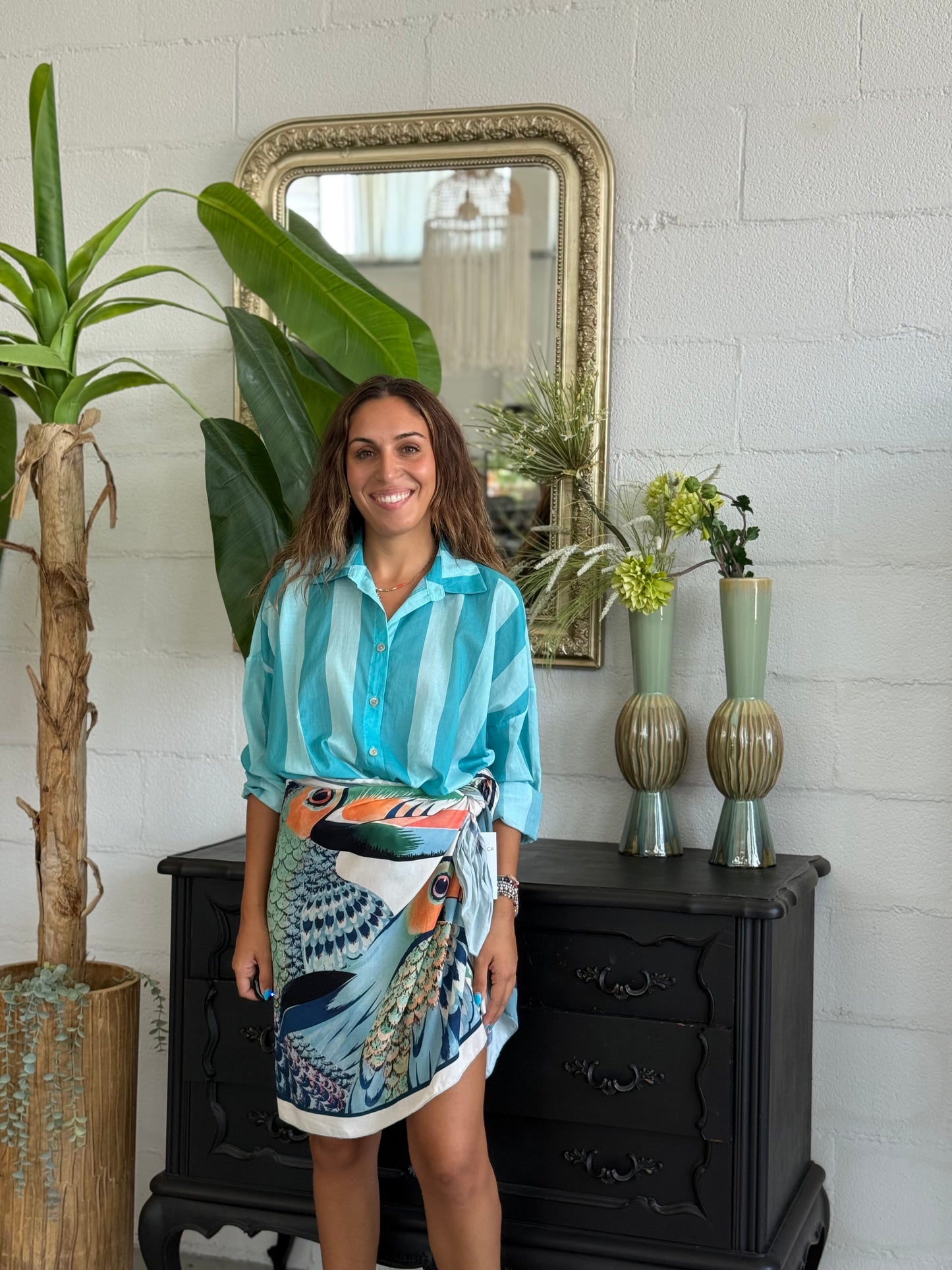 Camicia MUST Azzurro/Turchese Soft