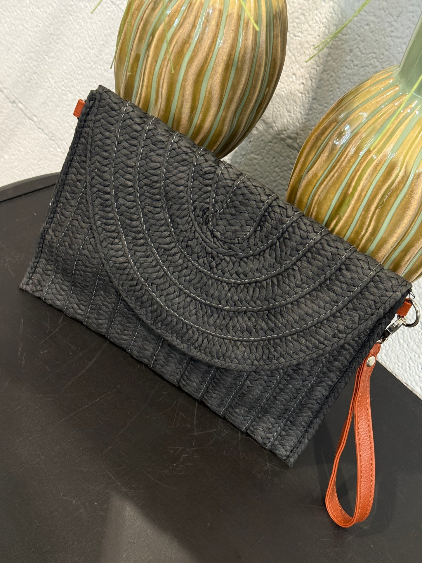 Pochette in paglia
