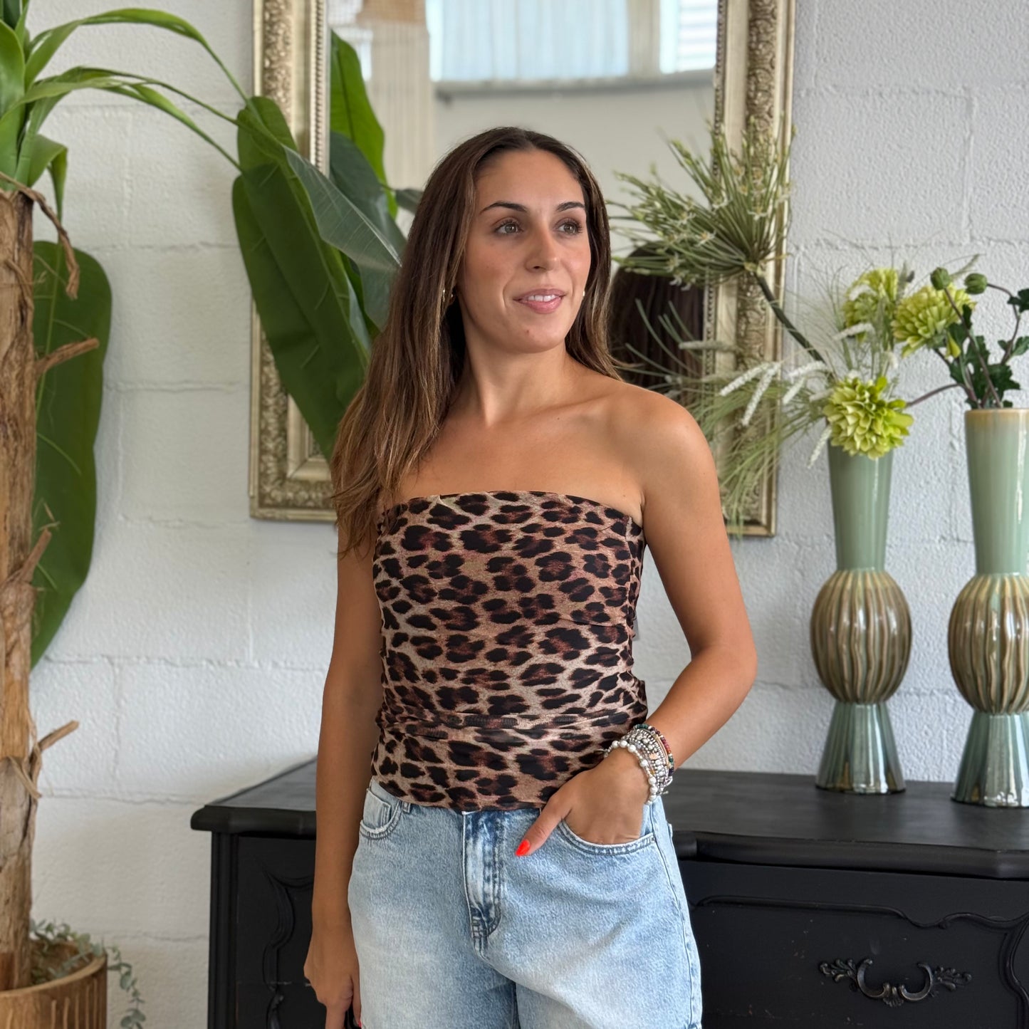 Top a fascia Leopard