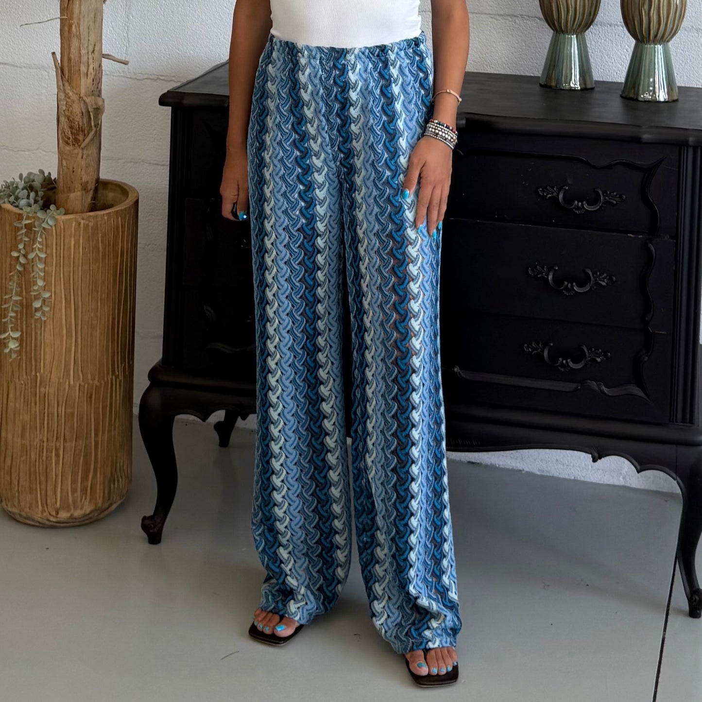 Pantalone stile Missoni