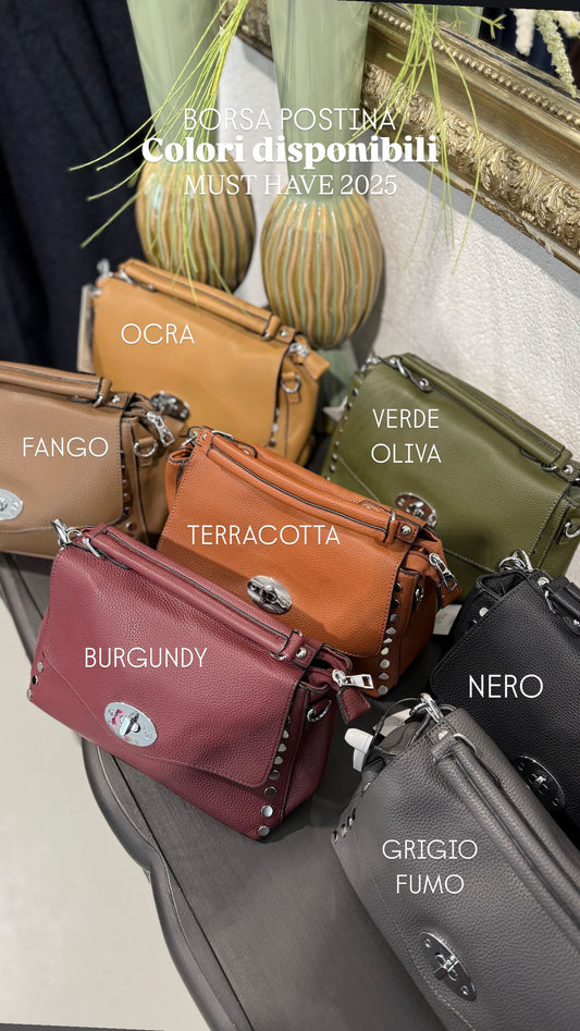 Borsa in ecopelle modello stile Postina