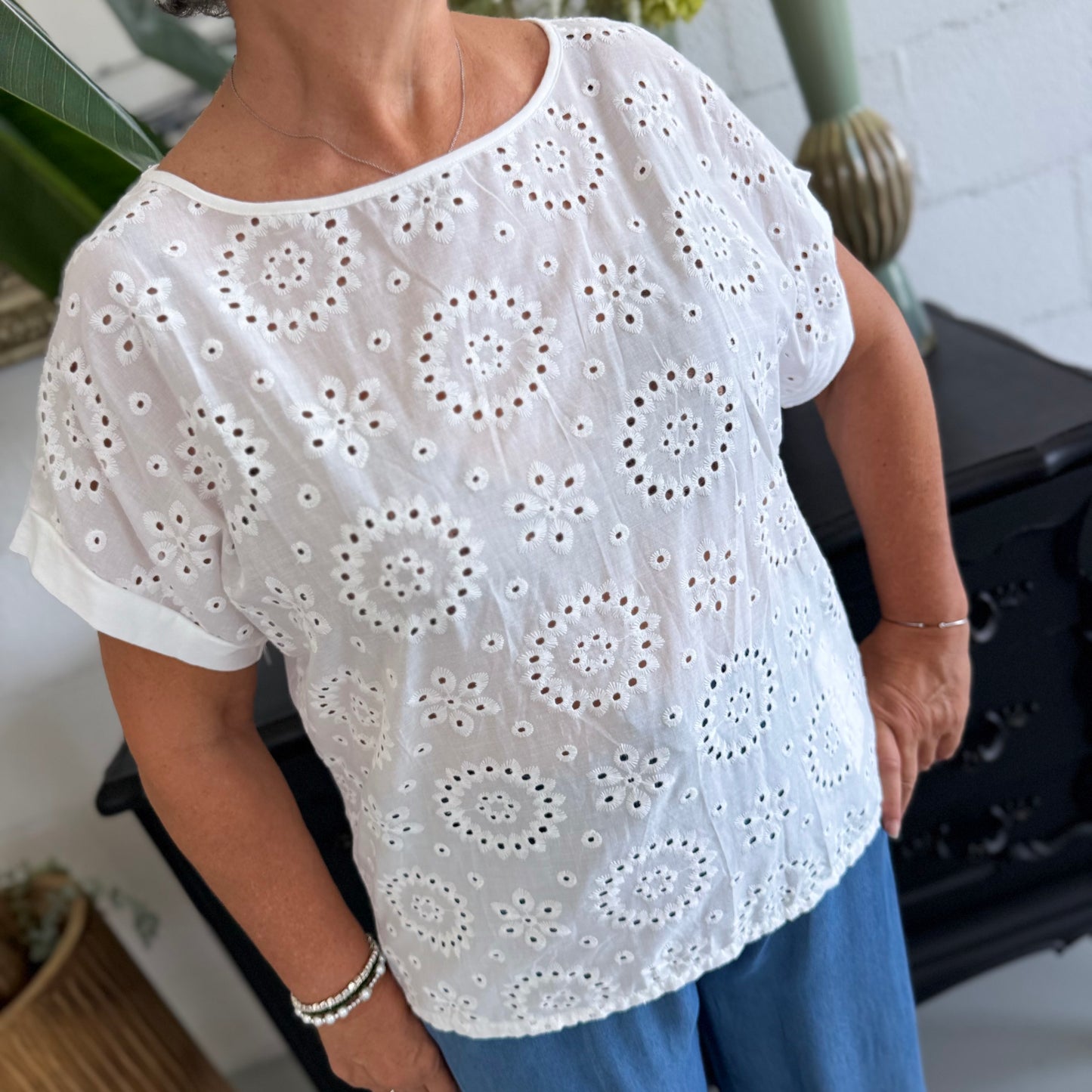 Camicia Santorini San Gallo