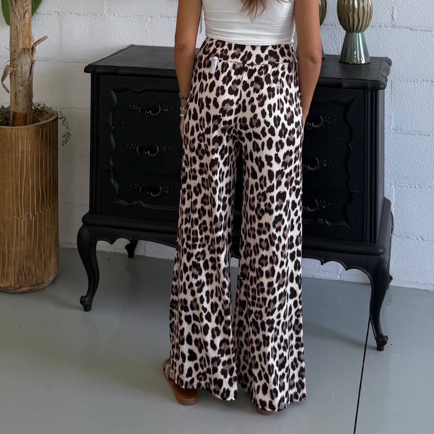 Pantalone Leopard in lycra