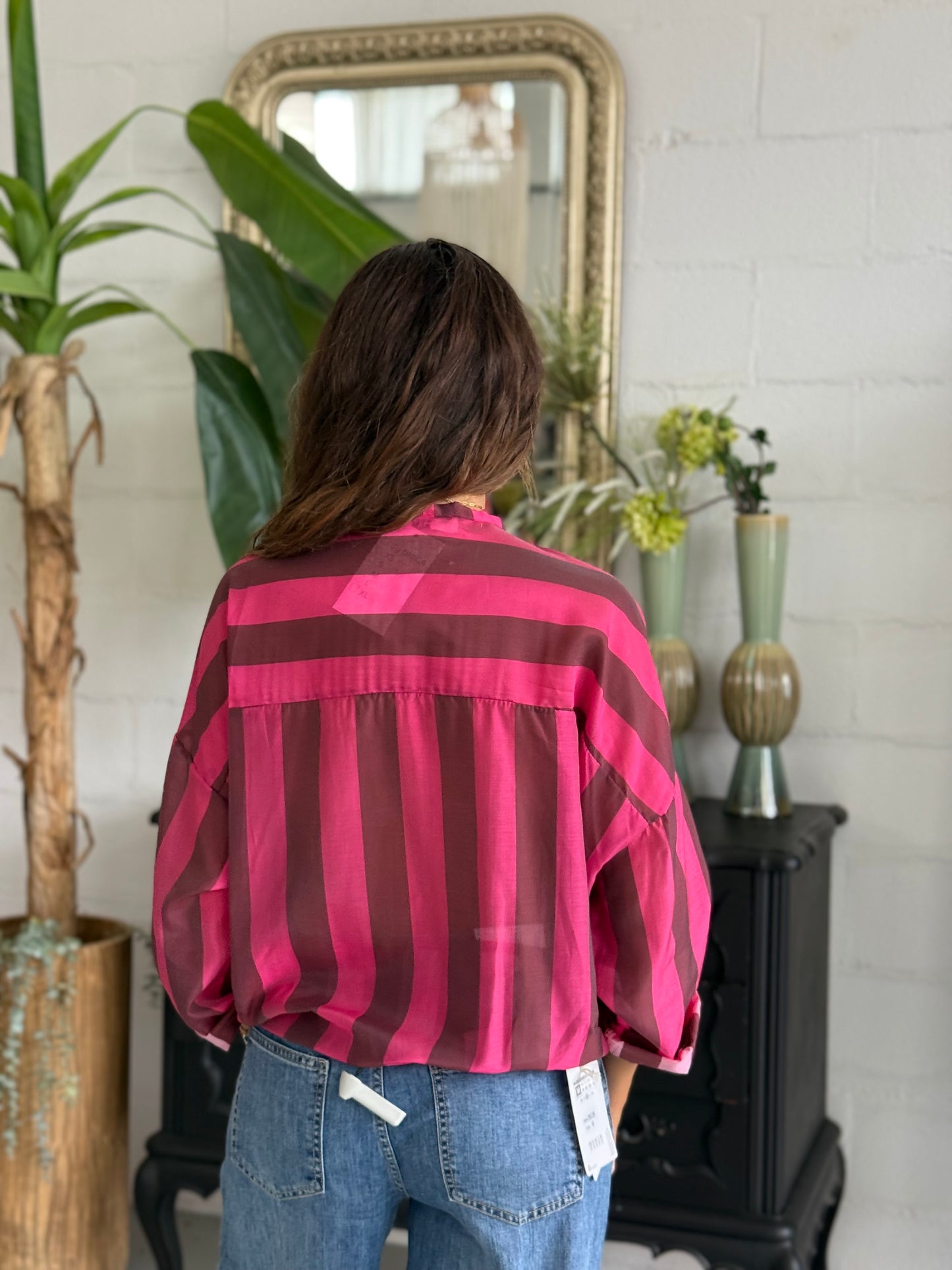 Camicia MUST Fucsia/Bordeaux