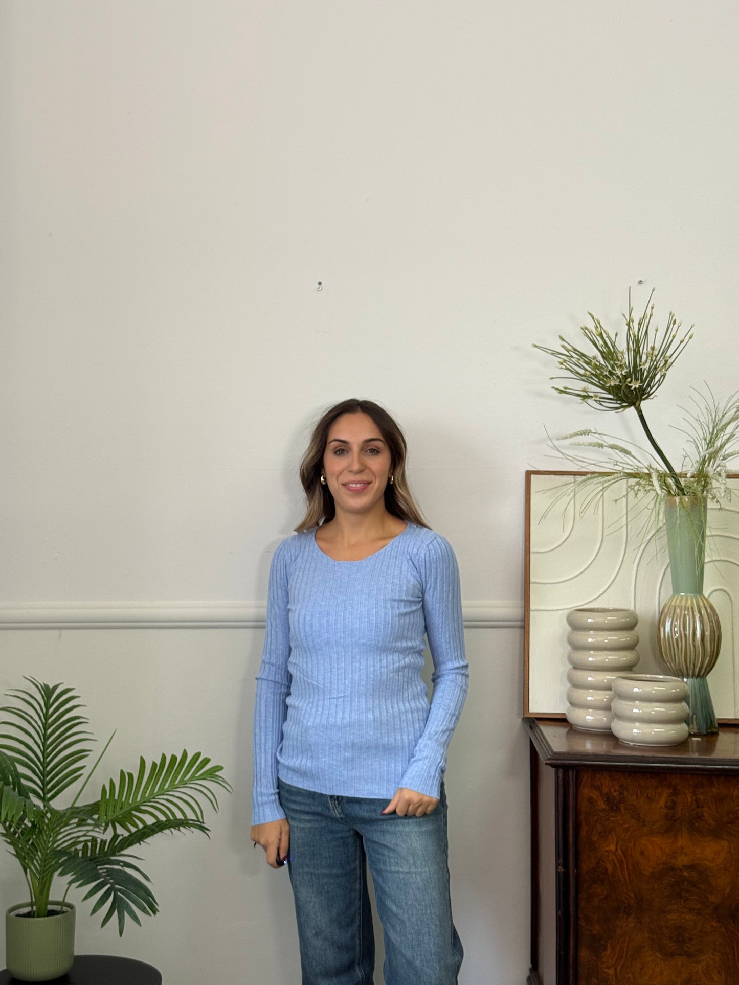 Maglioncino NO STRESS Azzurro Cielo