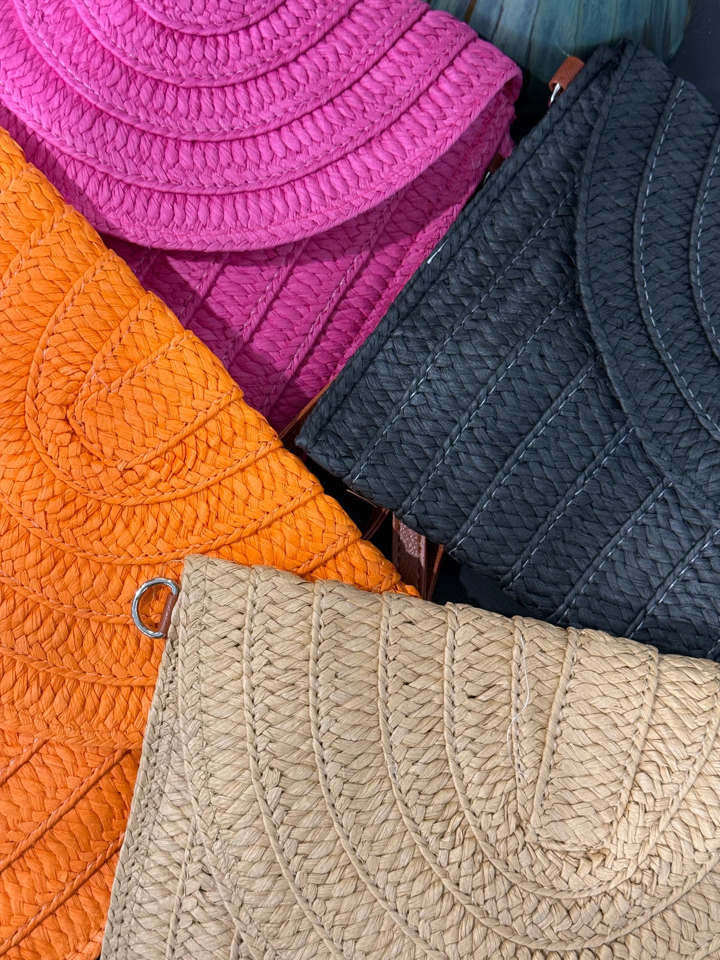 Pochette in paglia