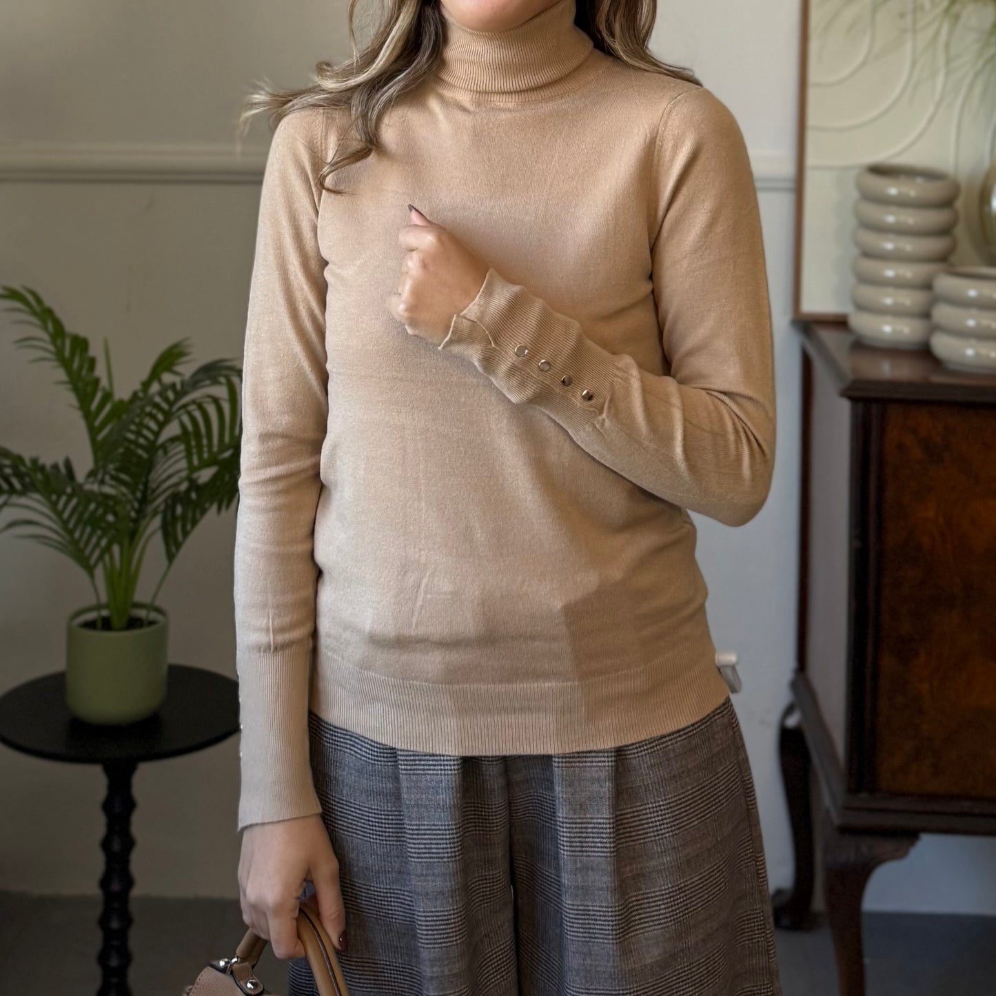 Dolcevita Iconic con bottoni oro