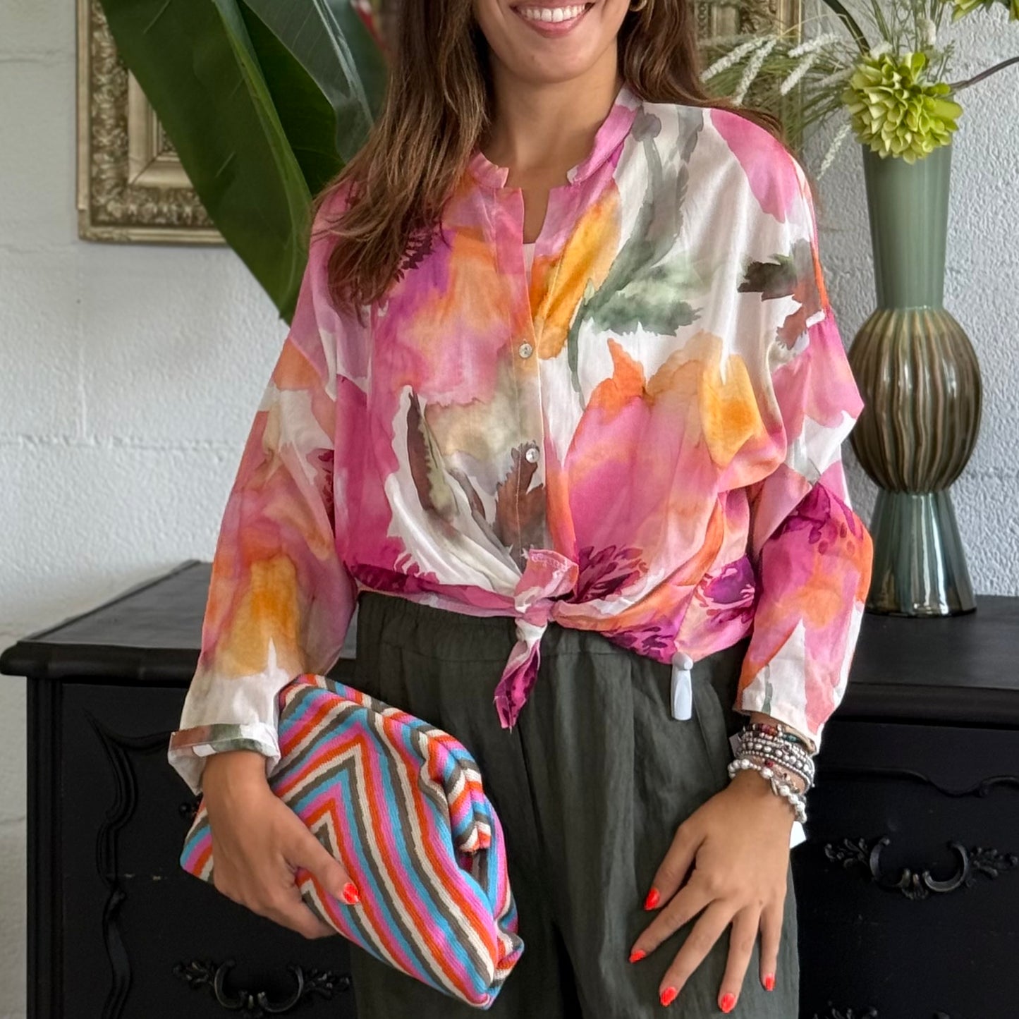 Camicia MUST Peonia Fucsia